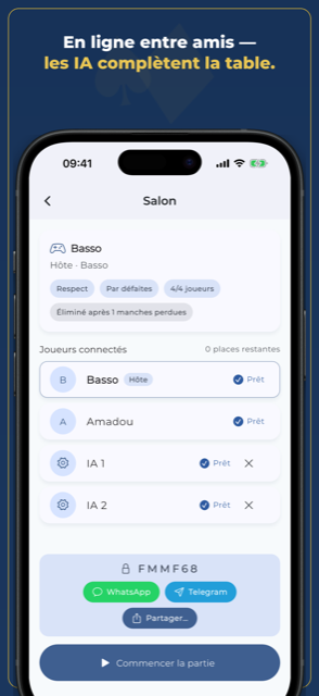 Salon en ligne : des IA complètent la table